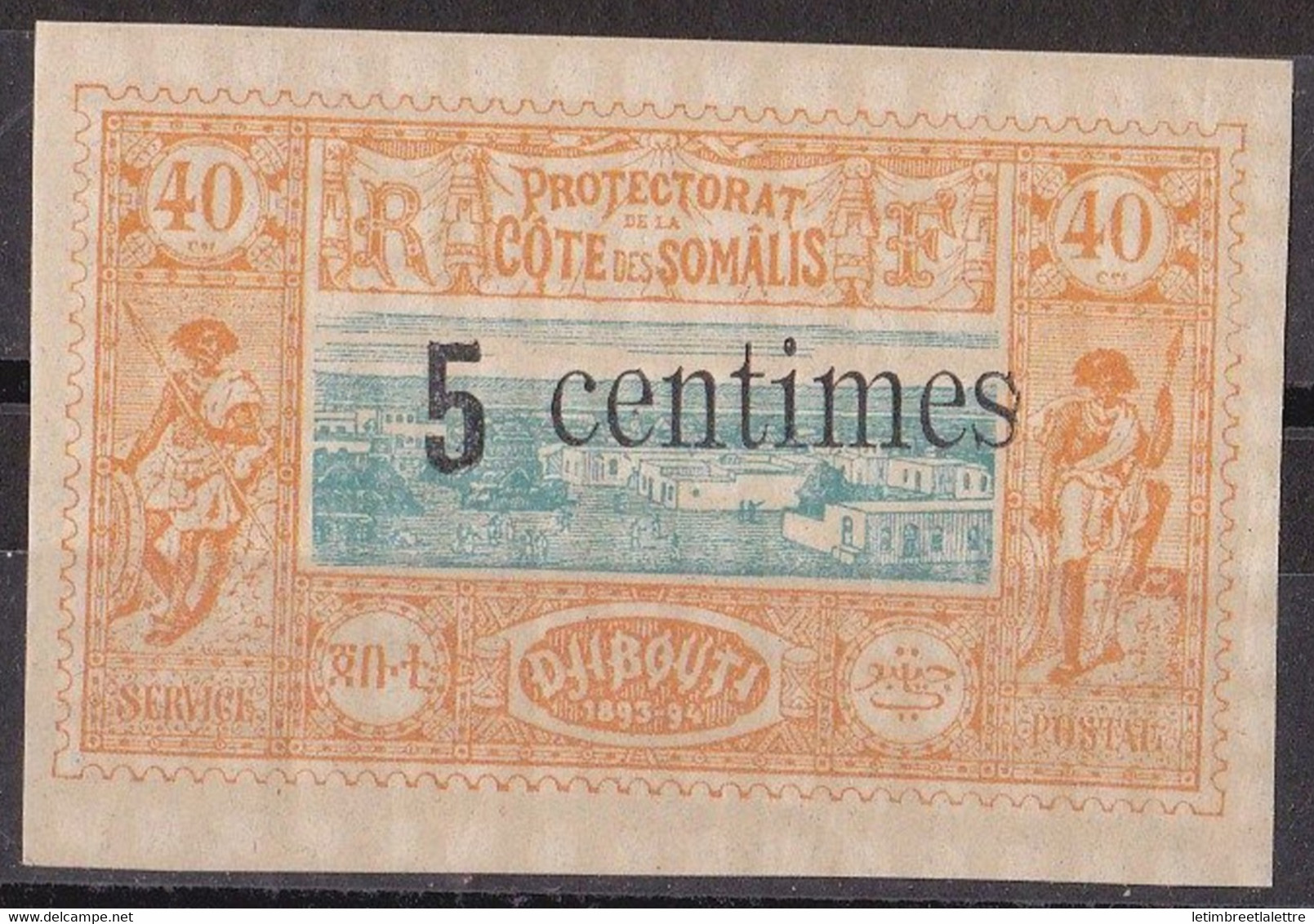 ⭐ Côte Des Somalis  - Y.T - N° 28** - Neuf Sans Charnière - 1902 ⭐ - Unused Stamps