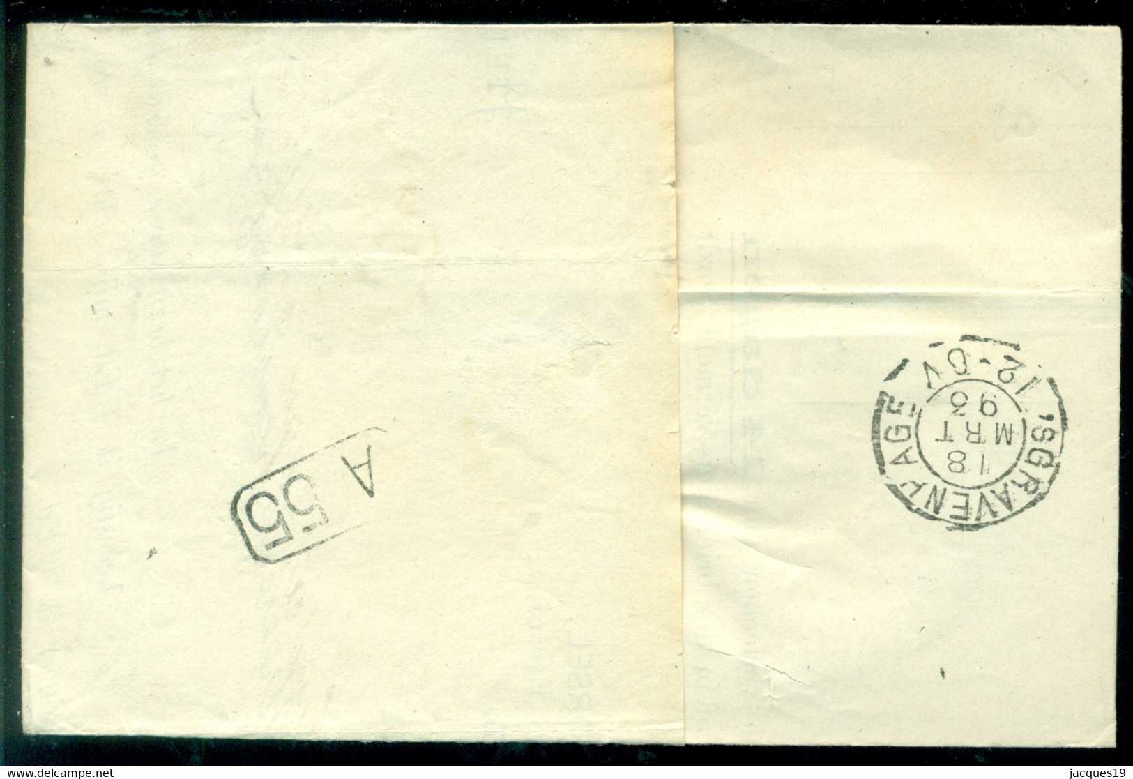 Nederland 1893 Brief Van Helmond Naar Scheurleer Den Haag - Briefe U. Dokumente