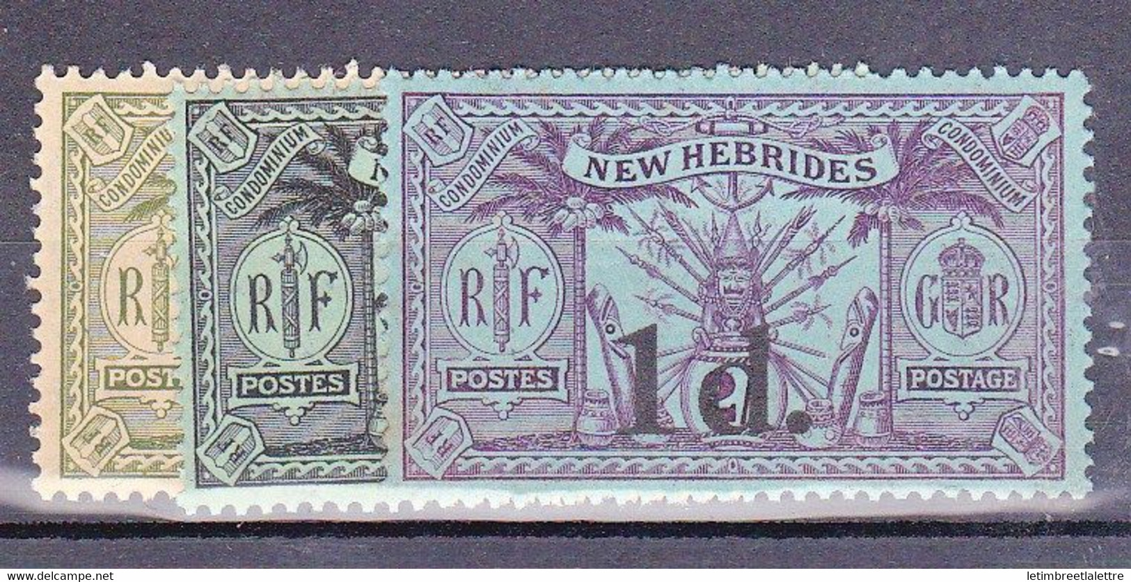 ⭐  Nouvelles-Hébrides - Y.T- N°64 à 66** Neuf Sans Charnière⭐ - Unused Stamps