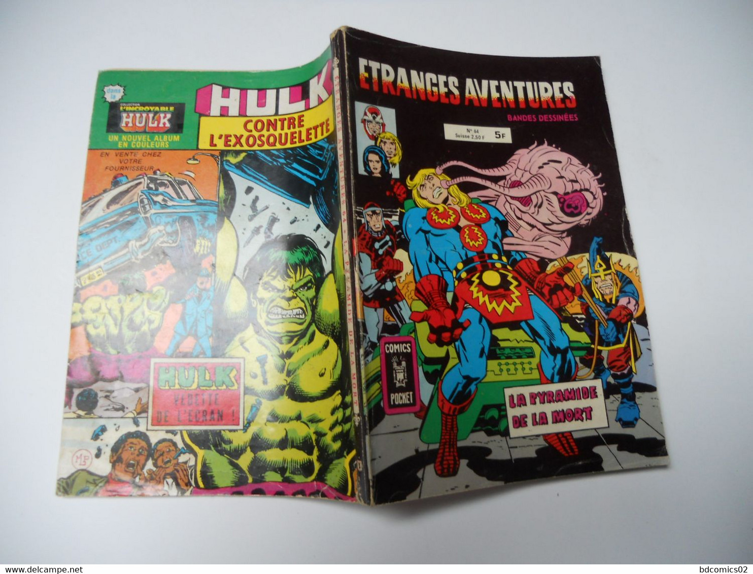 Etranges Aventures N° 64, La Pyramide De La Mort  ARTIMA COMICS POCKET 1979 BE+++ - Etrange Aventure