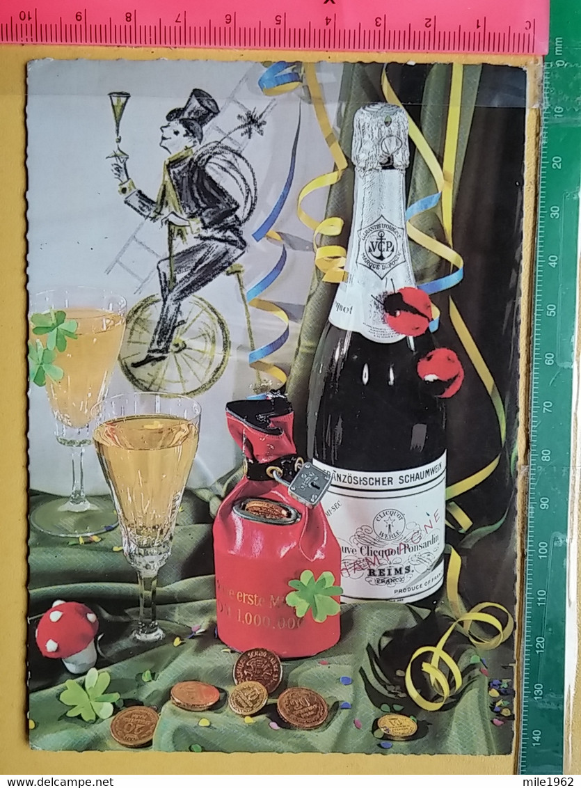 KOV 8-253 - New Year, Bonne Annee, RAMONEUR, CHIMNEY SWEEP, Champignon, Mushroom, Money, Champagne - Año Nuevo