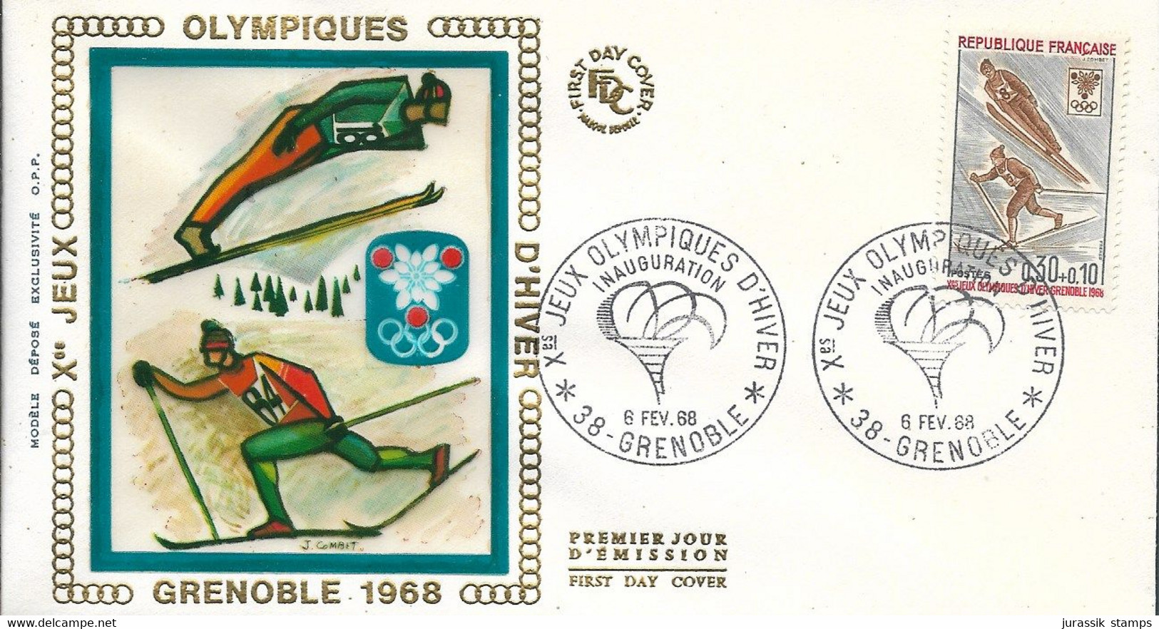 FRANCE - 1968 WINTER OLYMPICS Grenoble - 24294-B  ICE SKIING - Winter 1968: Grenoble