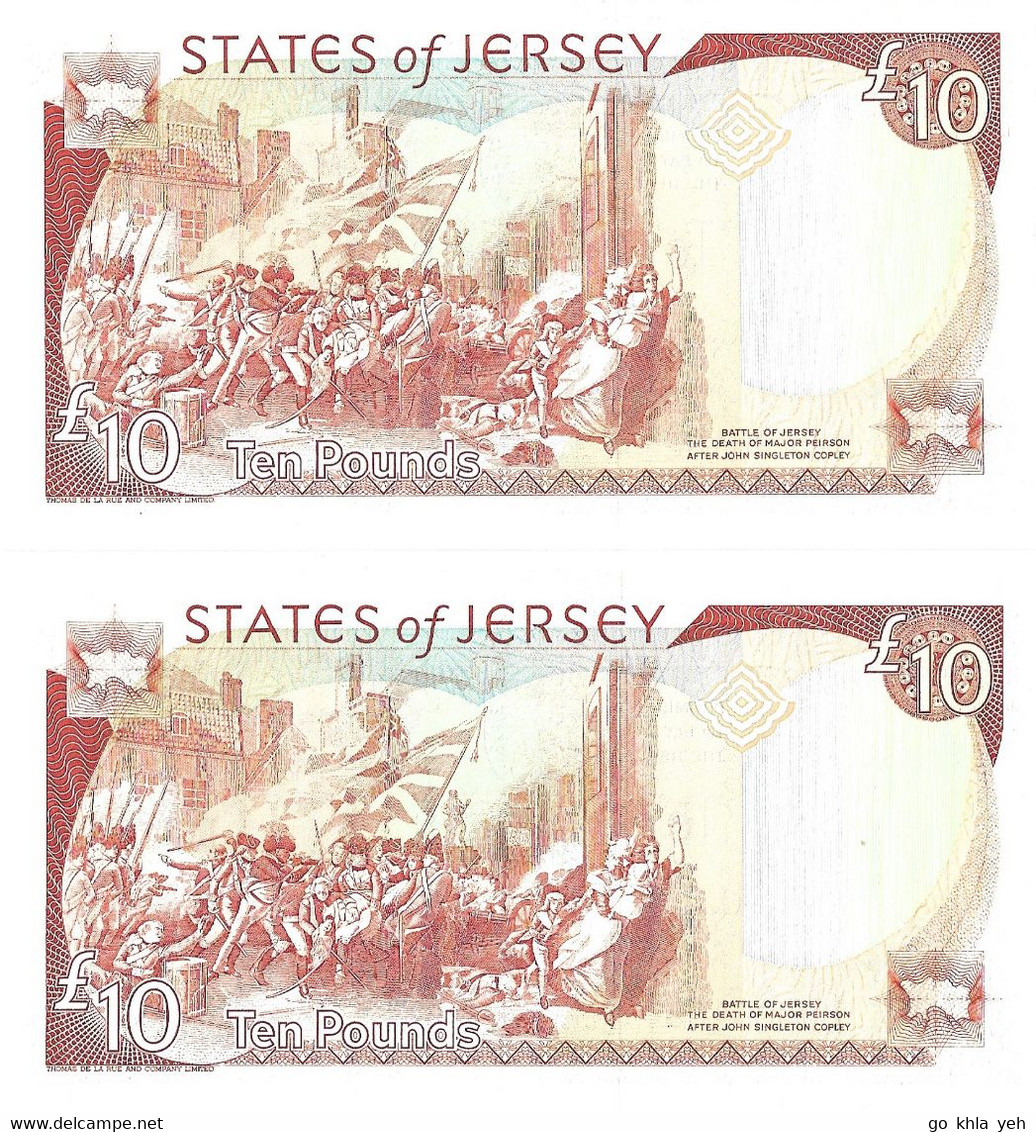 JERSEY 1993 10 Pound - P.22a Neuf UNC - Jersey