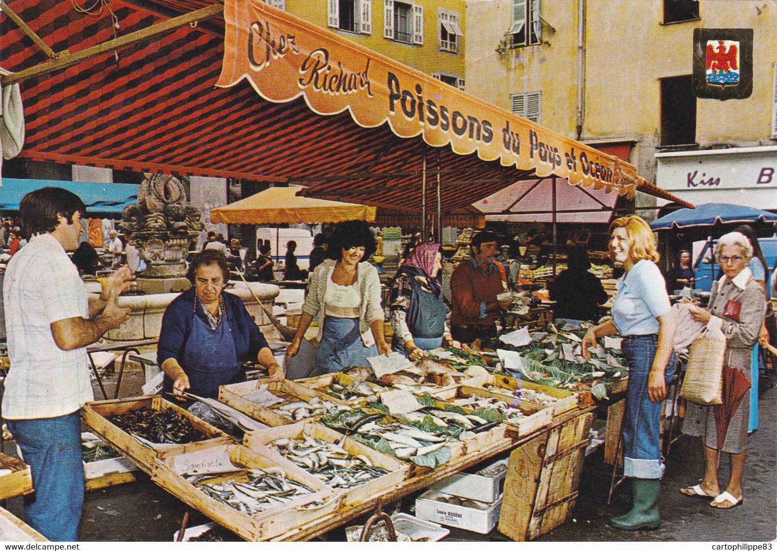 ALPES MARITIMES 06 NICE LE MARCHÉ AUX POISSONS  DE LA PLACE SAINT FRANÇOIS " CHEZ RICHARD " - Markets, Festivals