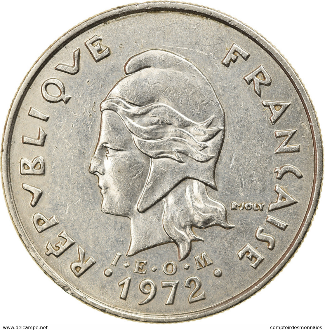 Monnaie, Nouvelle-Calédonie, 10 Francs, 1972, Paris, TTB, Nickel, KM:11 - Nieuw-Caledonië