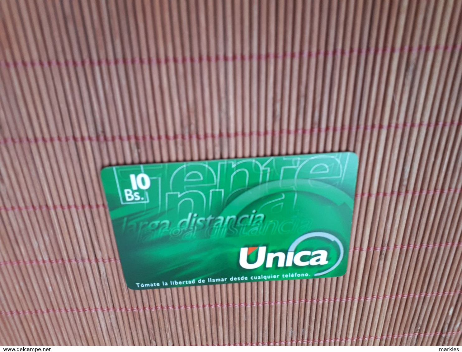 Prepaidcard Bolivia   Used - Bolivië