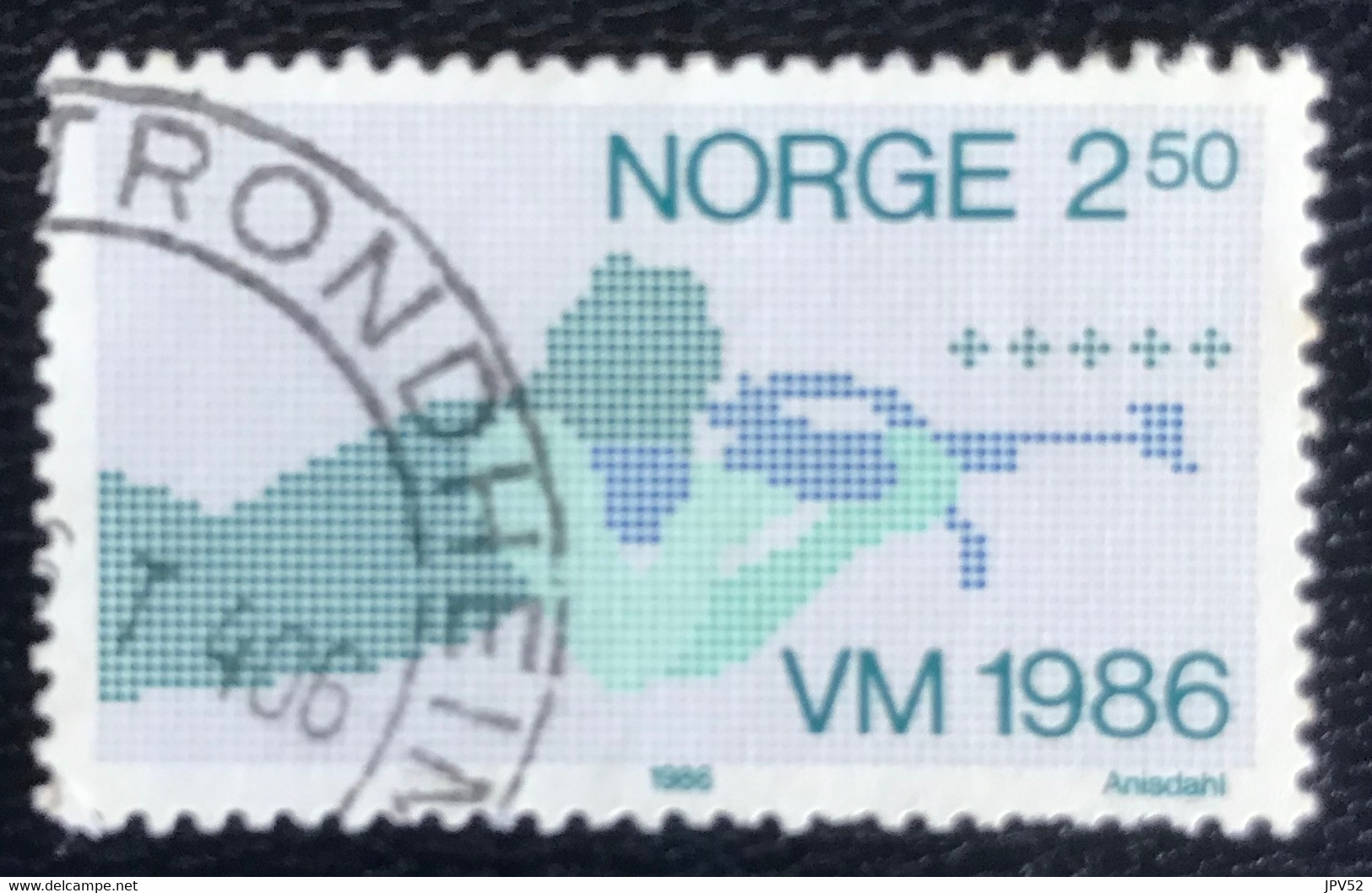 Norge - Norway - Noorwegen - P4/21 - (°)used - 1986 - Michel 940 - WK Biathlon - Autres & Non Classés