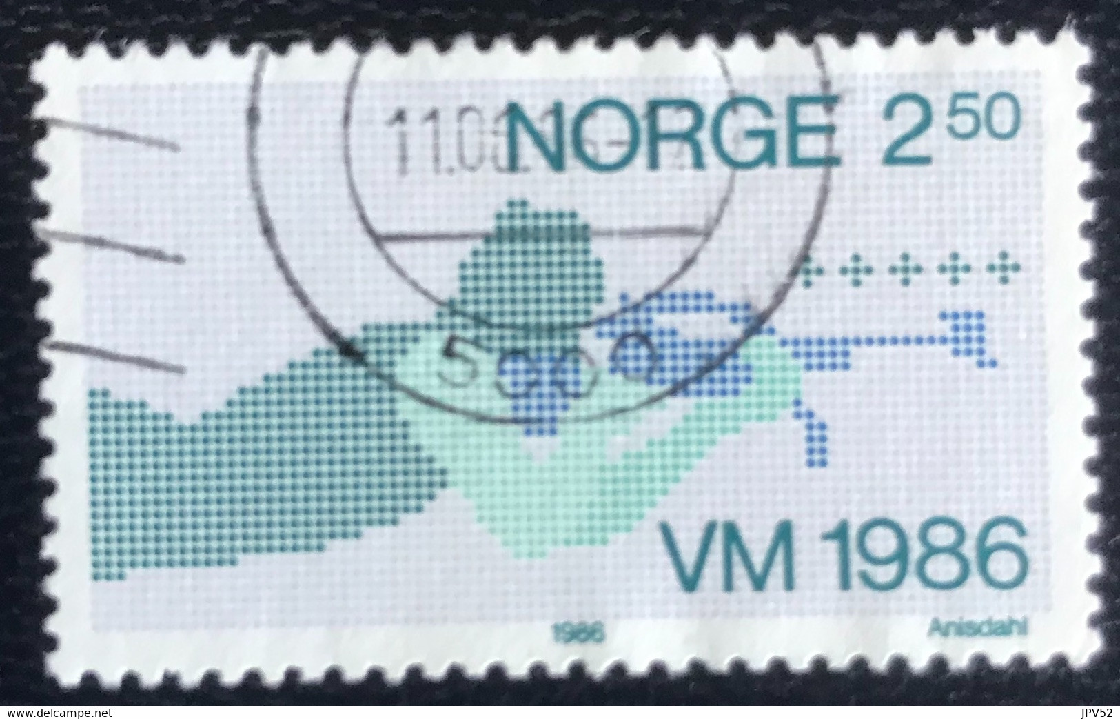 Norge - Norway - Noorwegen - P4/21 - (°)used - 1986 - Michel 940 - WK Biathlon - Sonstige & Ohne Zuordnung