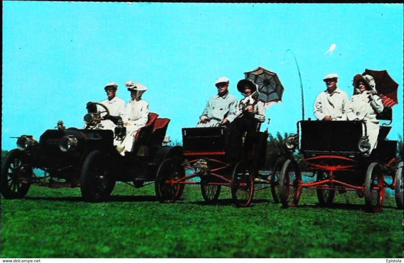 ► Automobile Vintage CARS Of  YESTER-YEAR  (Litho In U.S.A.West Nyack N.Y.) - American Roadside