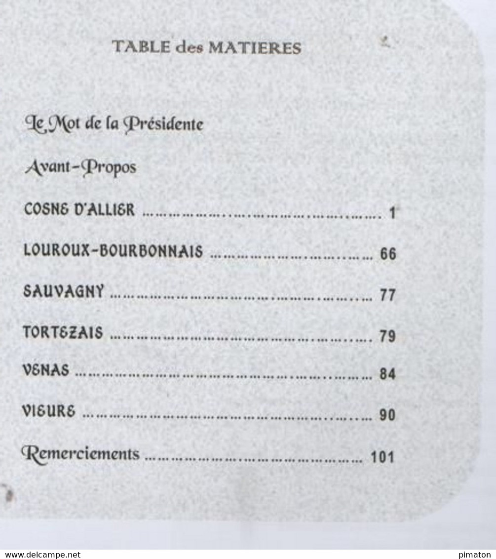 Livre : Le Pays Cosnois à Cent Ans D'Ecart  ( 2013 )  101 Pages - Bourbonnais