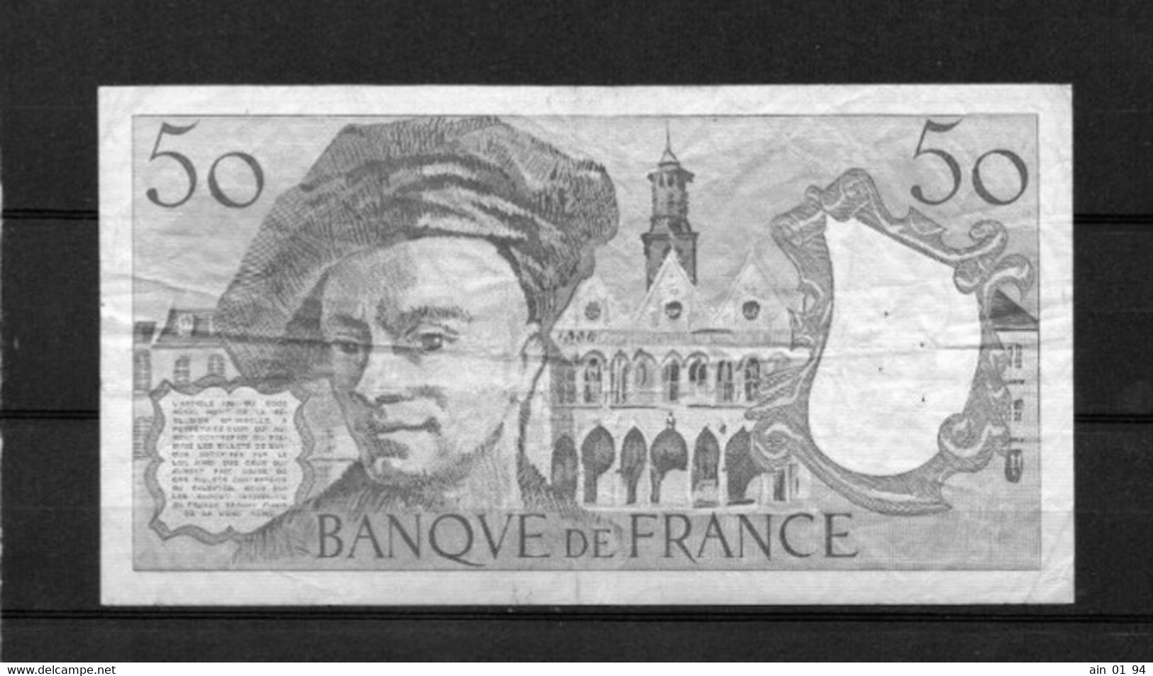 Billet 50 Francs Quentin De La Tour - 50 F 1976-1992 ''quentin De La Tour''