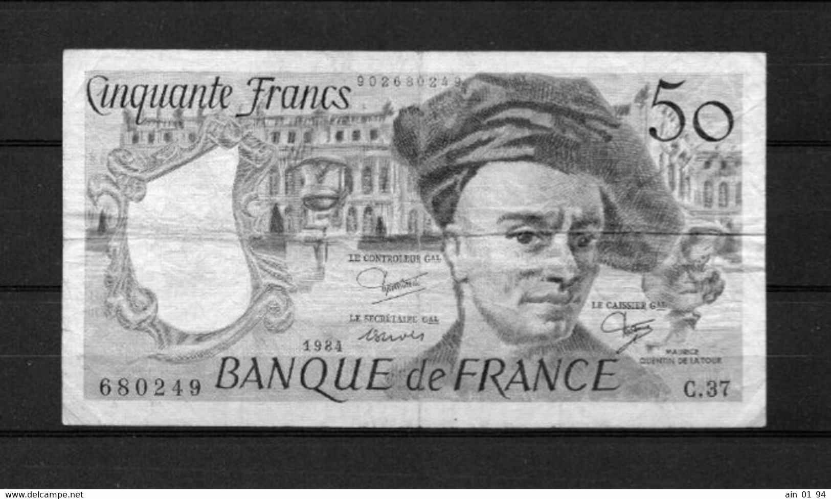 Billet 50 Francs Quentin De La Tour - 50 F 1976-1992 ''Quentin De La Tour''
