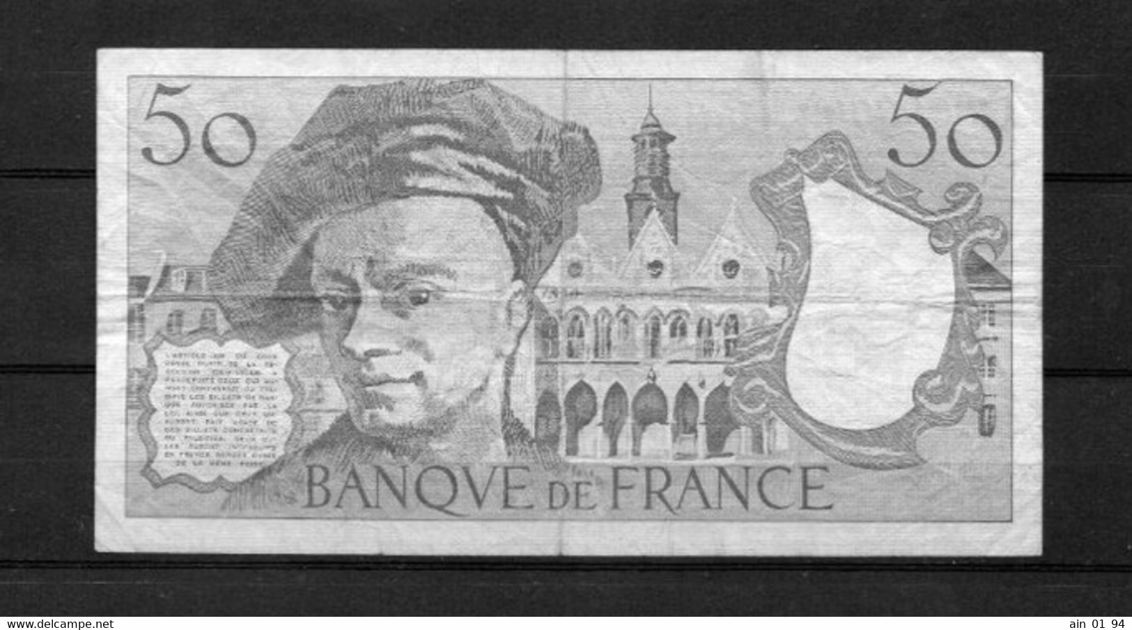 Billet 50 Francs Quentin De La Tour - 50 F 1976-1992 ''Quentin De La Tour''