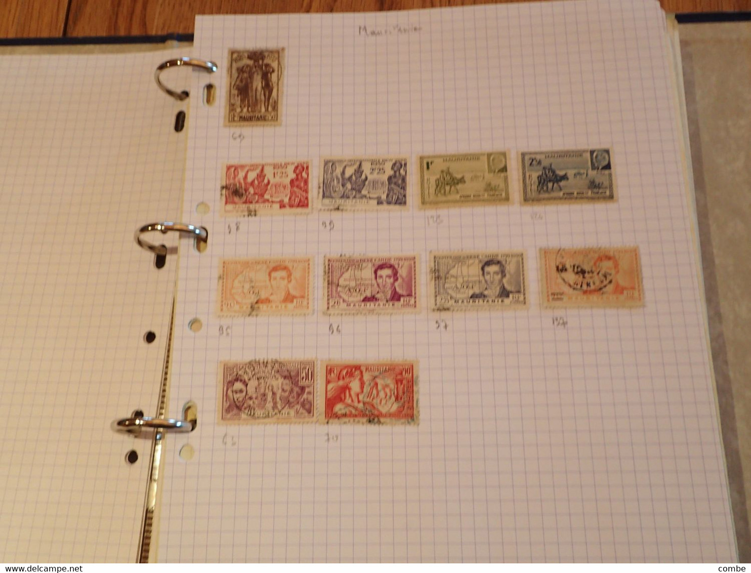 . 154.  LARGE COLLECTION. MAURITANIA. MAURITANIE . USED.  START. DEPART 1€ - Verzamelingen (in Albums)