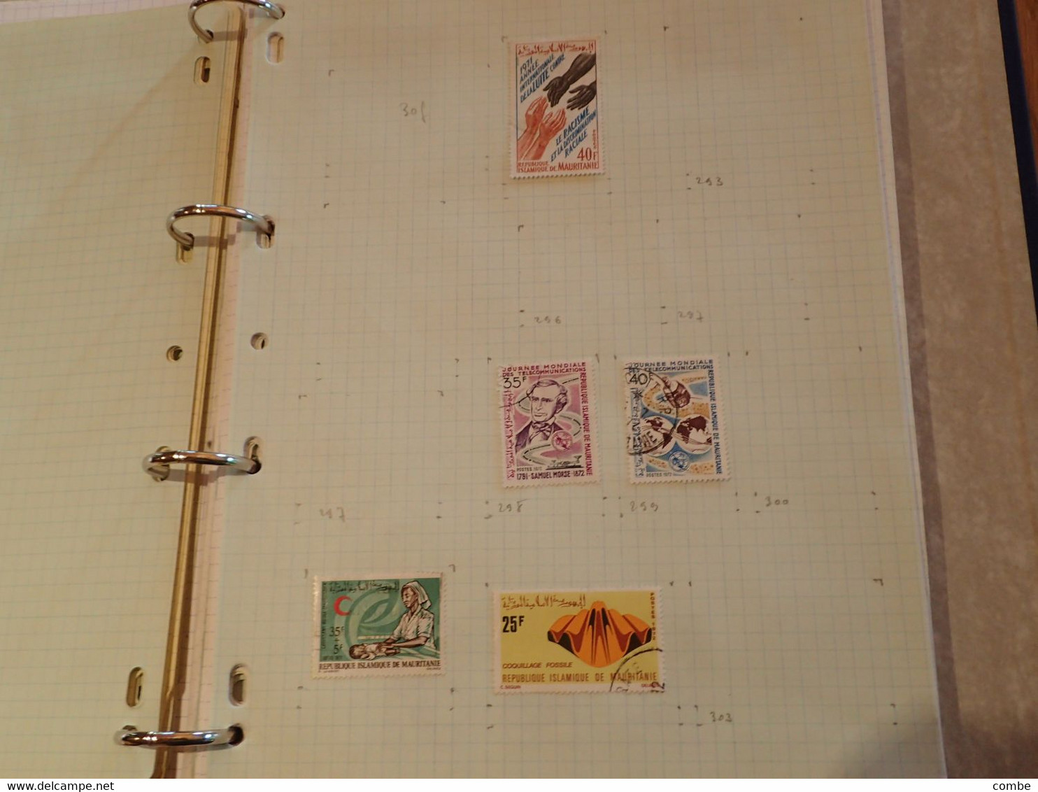 . 154.  LARGE COLLECTION. MAURITANIA. MAURITANIE . USED.  START. DEPART 1€