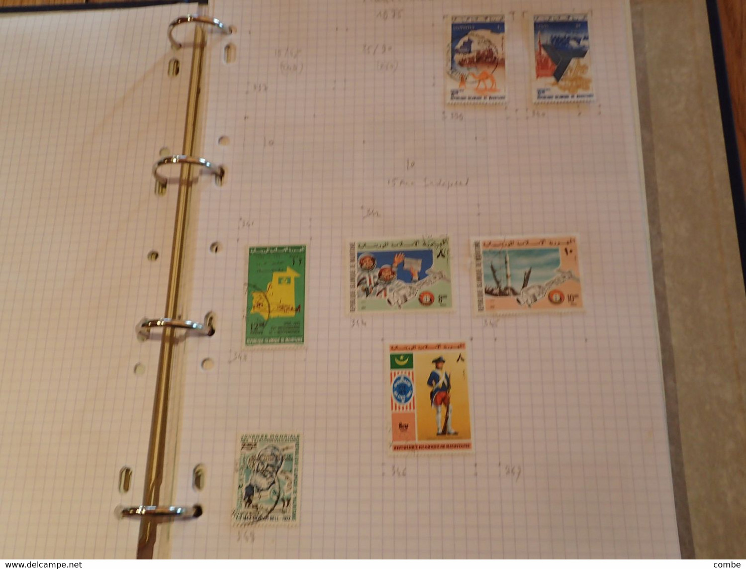 . 154.  LARGE COLLECTION. MAURITANIA. MAURITANIE . USED.  START. DEPART 1€