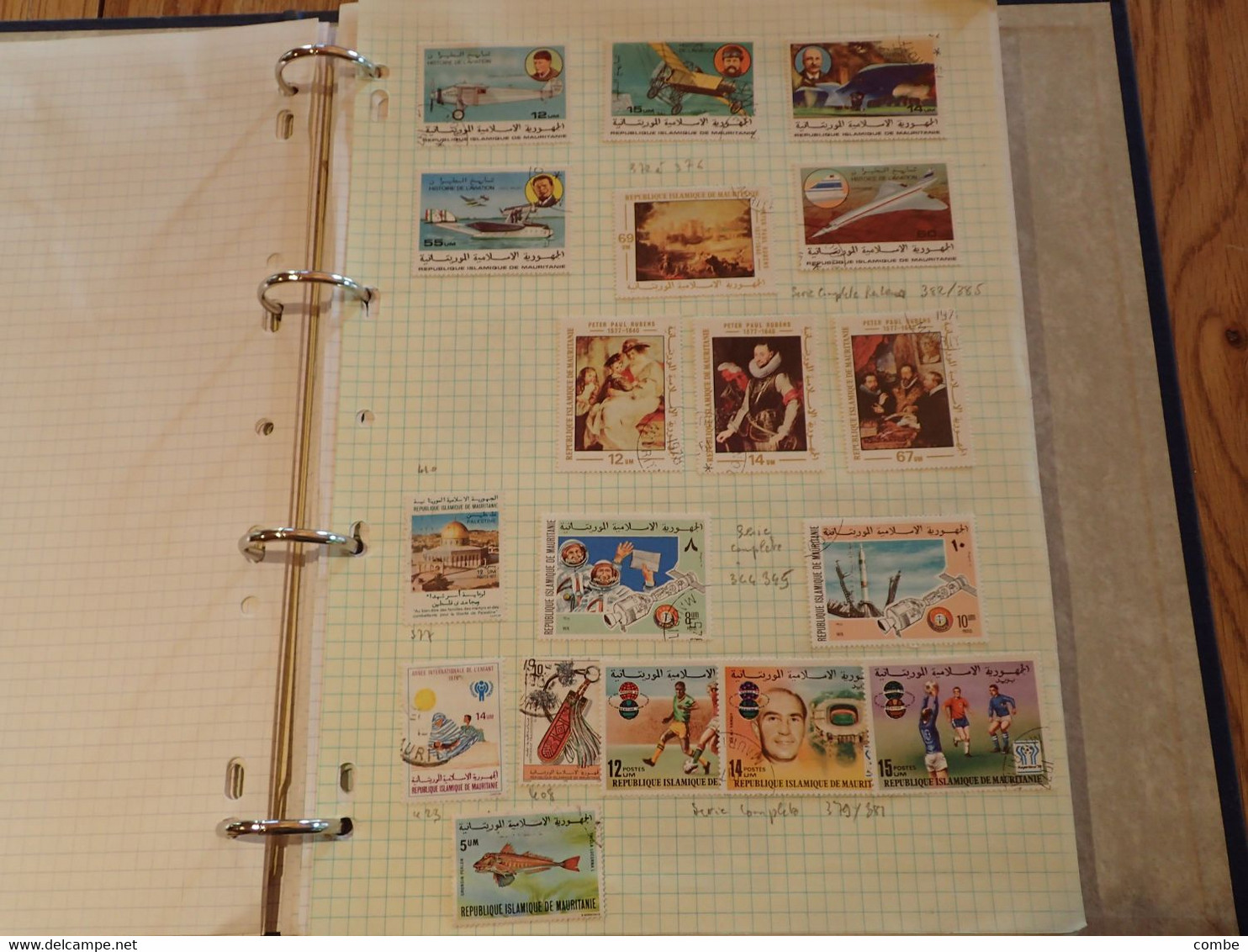 . 154.  LARGE COLLECTION. MAURITANIA. MAURITANIE . USED.  START. DEPART 1€