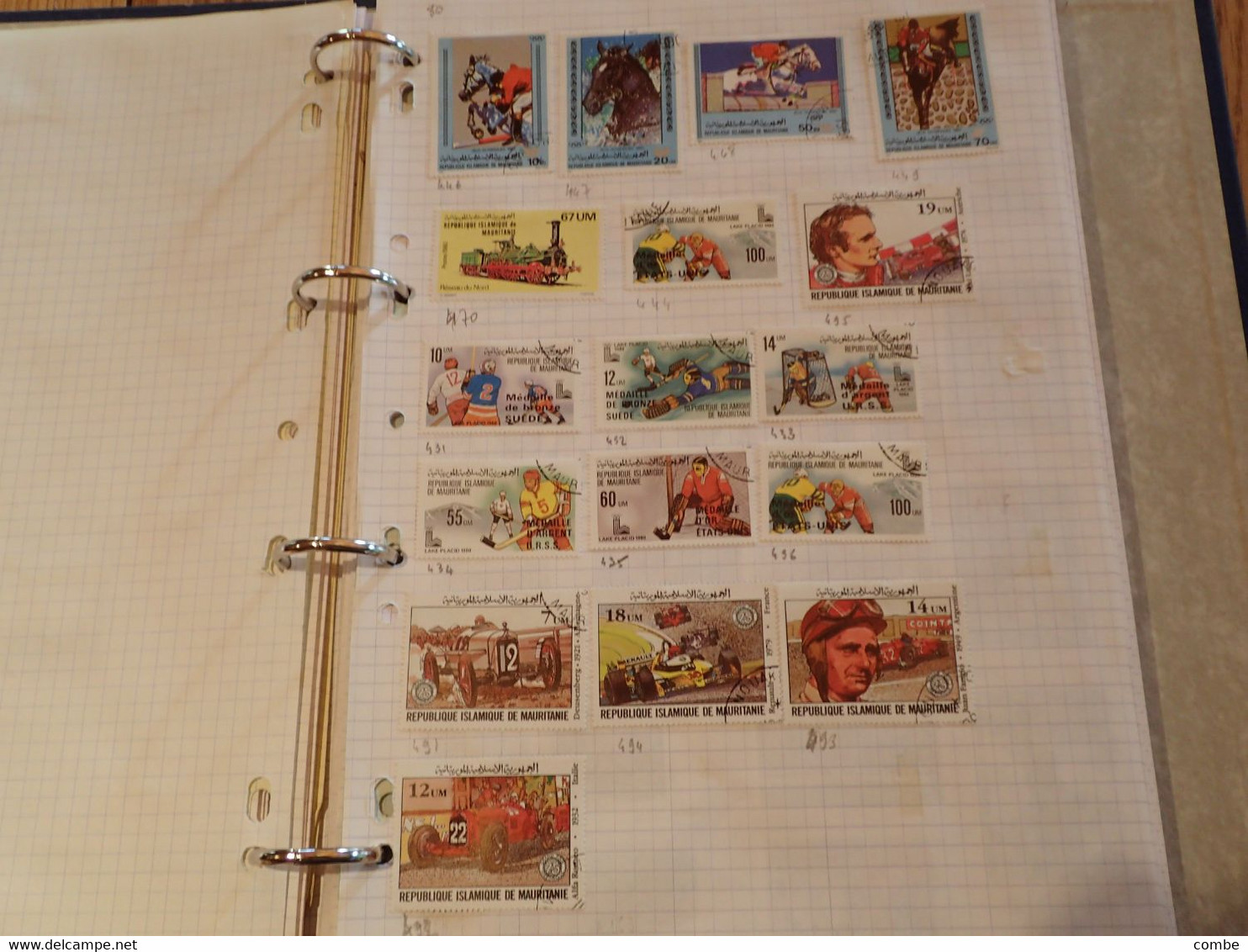 . 154.  LARGE COLLECTION. MAURITANIA. MAURITANIE . USED.  START. DEPART 1€