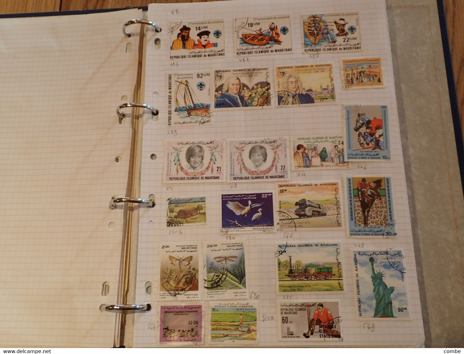 . 154.  LARGE COLLECTION. MAURITANIA. MAURITANIE . USED.  START. DEPART 1€