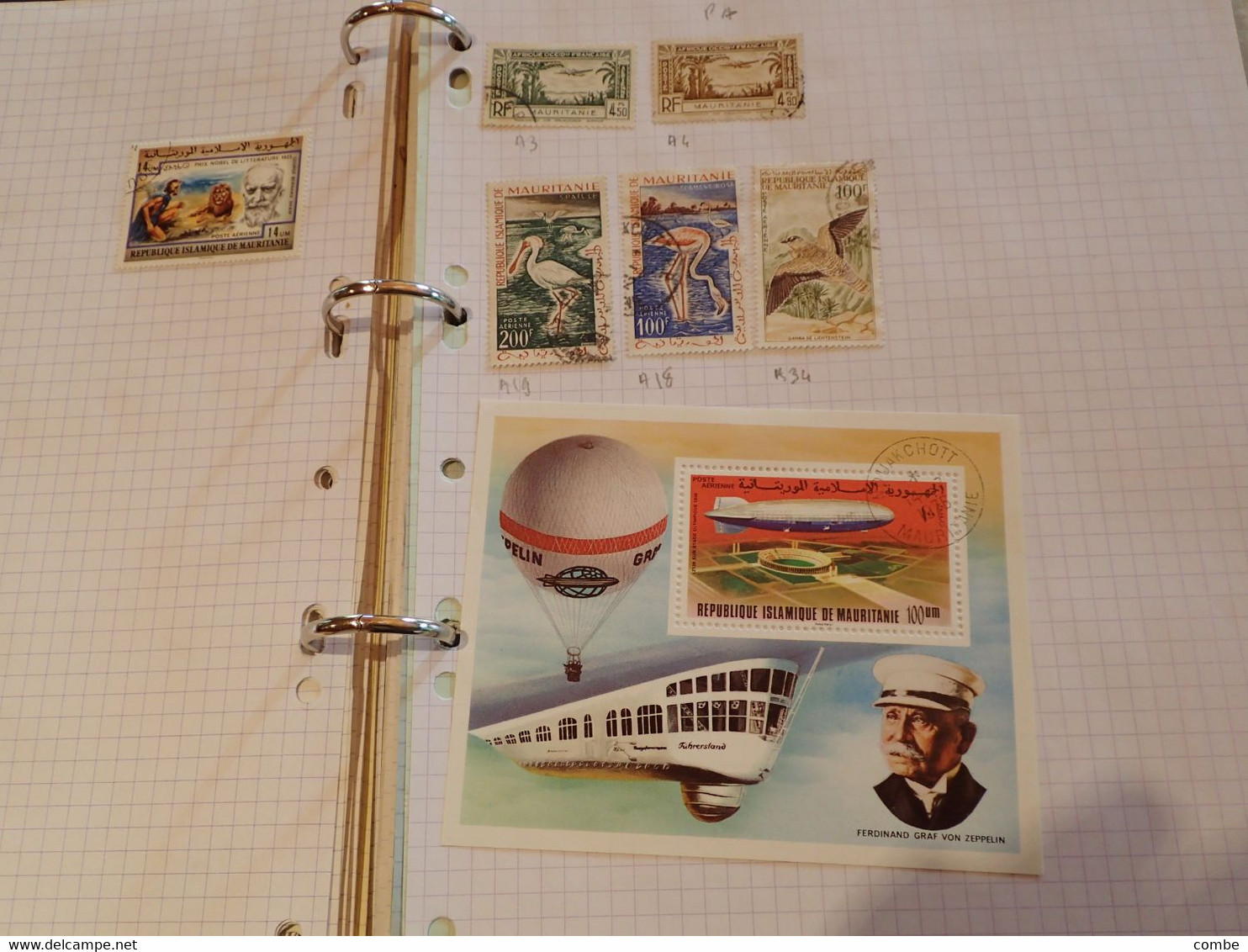 . 154.  LARGE COLLECTION. MAURITANIA. MAURITANIE . USED.  START. DEPART 1€