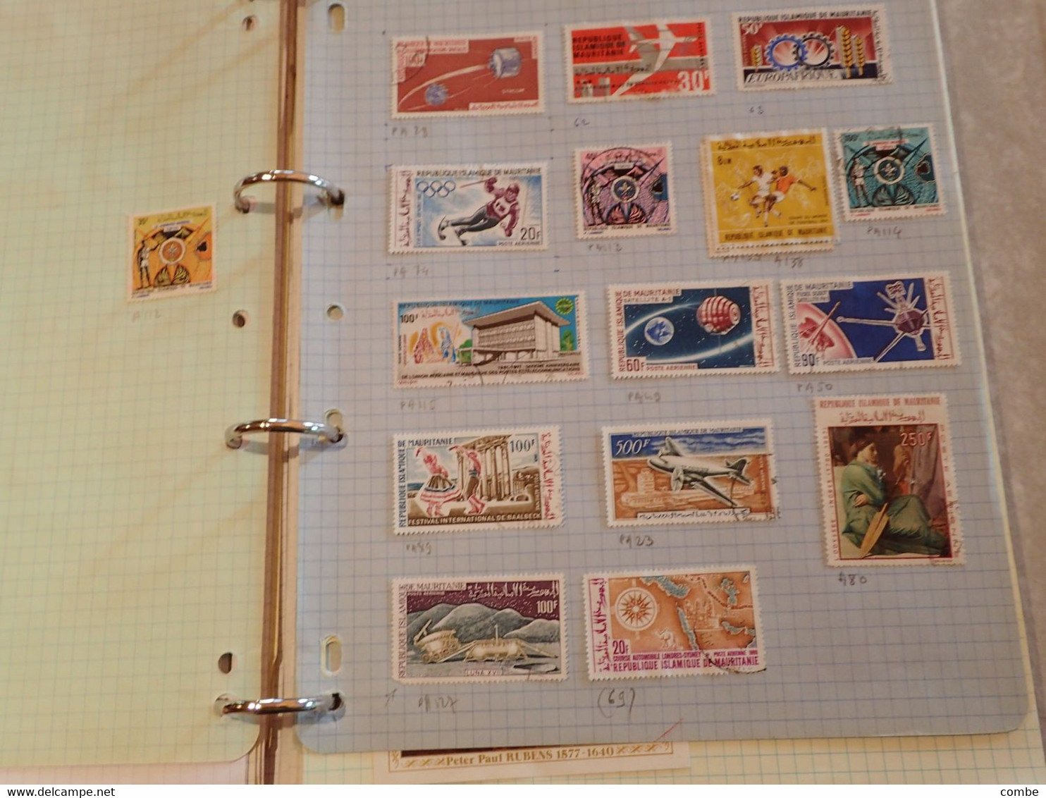 . 154.  LARGE COLLECTION. MAURITANIA. MAURITANIE . USED.  START. DEPART 1€