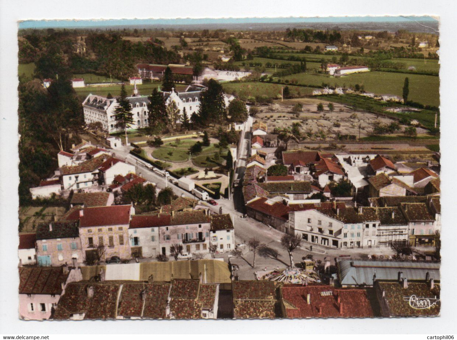 - CPSM PONT-DE-VAUX (01) - Vue Panoramique Et L'Hôpital 1964 - Photo CIM 423-19 - - Pont-de-Vaux