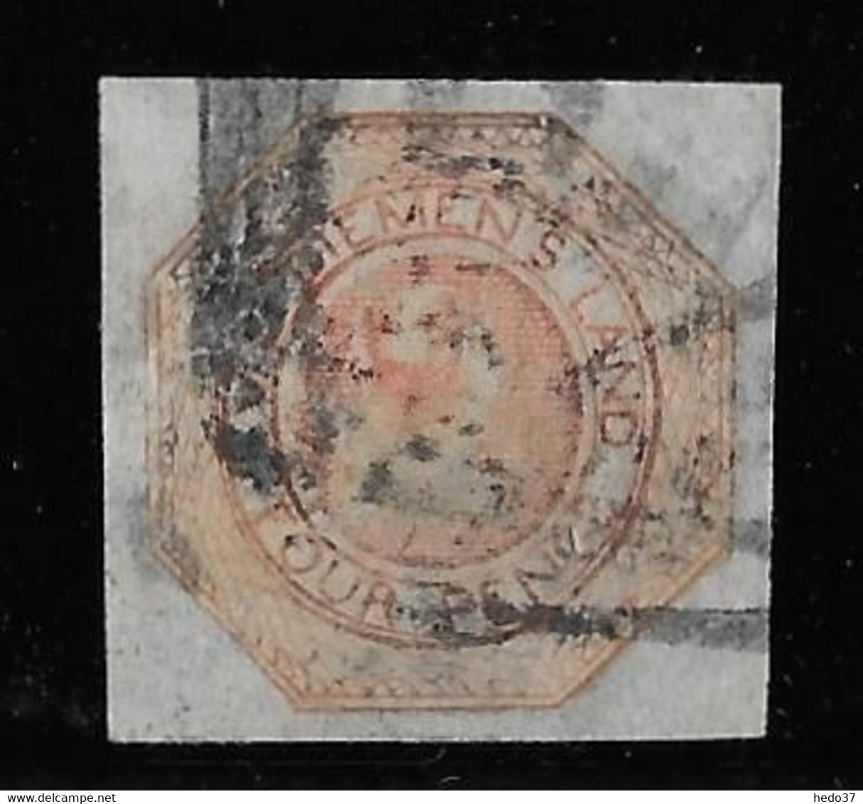Tasmanie N°2a - Orange - TB - Used Stamps