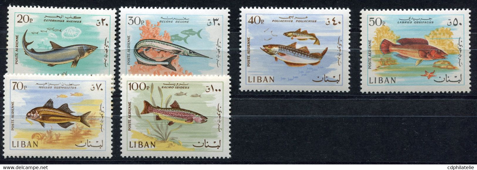 LIBAN PA 436 / 441 ** POISSONS - Lebanon