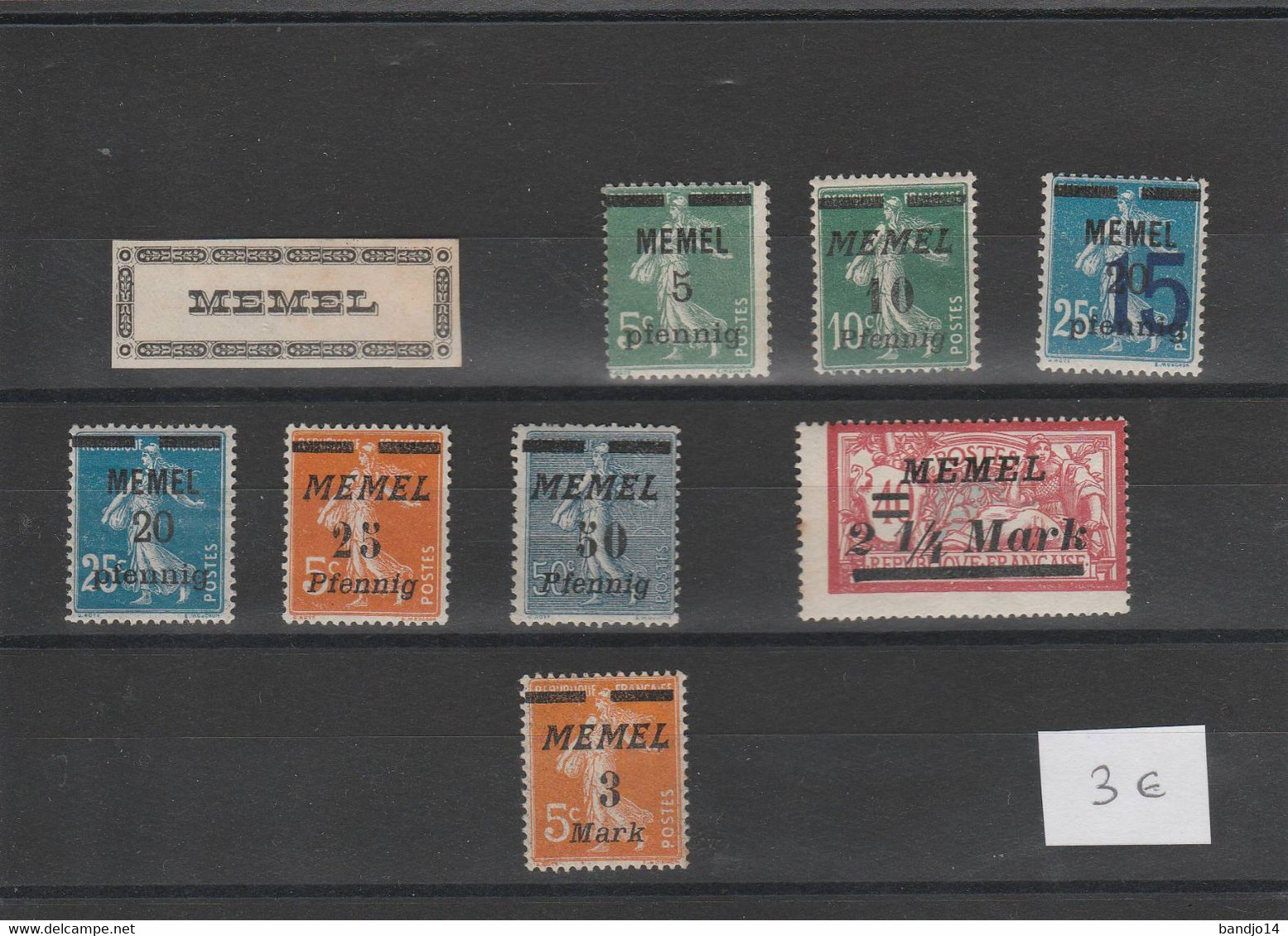 Memel-  Petite Série De Timbres N* - Unused Stamps