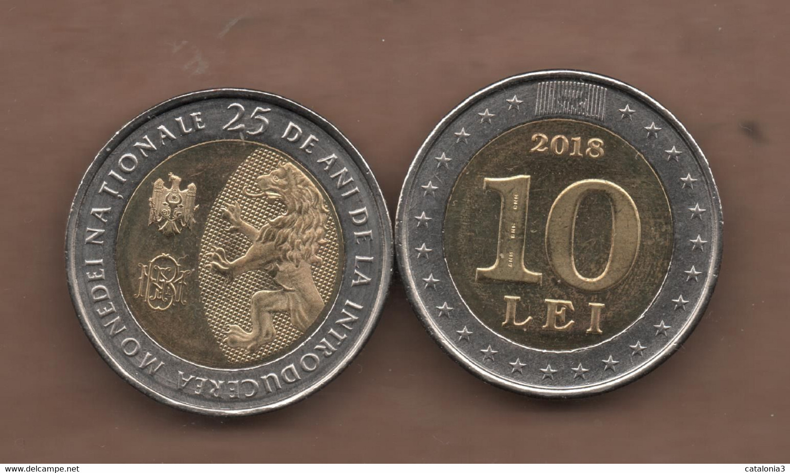 MOLDAVIA - MOLDOVA  -  10 Lei 2018 - Moldavie