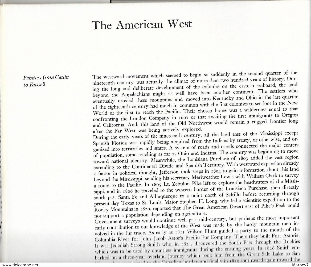 Livre En Anglais - The American West - L'Ouest Américain - Far West - USA - Peintres Catlin Remington Russel - - 1950-Heute
