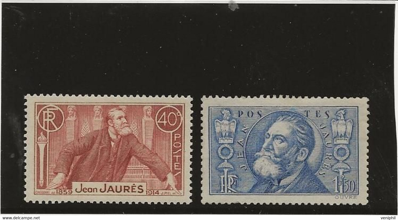 TIMBRES N° 318 Et 319  NEUF SANS CHARNIERE - ANNEE  1936 - COTE : 50 € - Unused Stamps