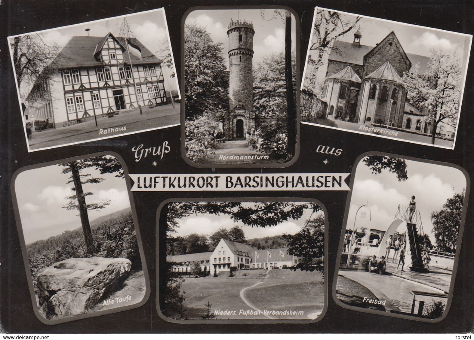 D-30890 Barsinghausen - Alte Ansichten - Freibad- Fußball-Verbandsheim - Rathaus - Nordmannsturm - Barsinghausen