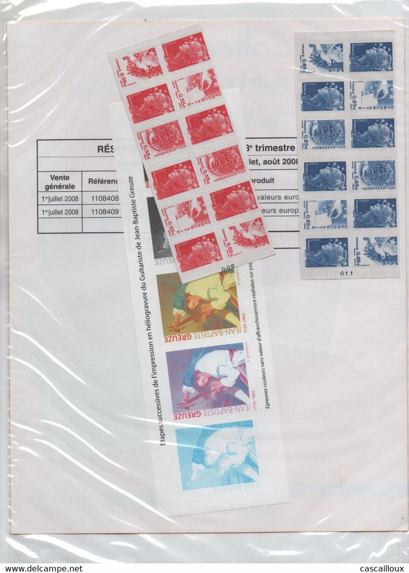 Timbres Français De 2008 - Sonstige & Ohne Zuordnung