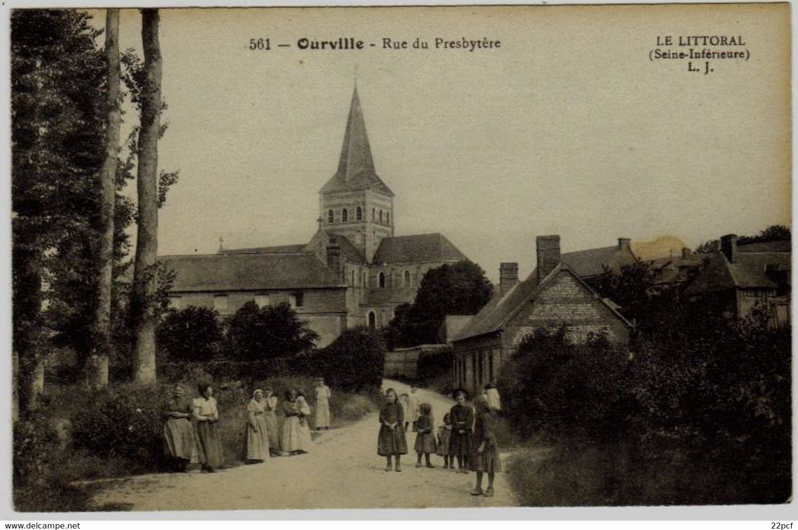 561 - OURVILLE - Rue Du Presbytère - Ourville En Caux