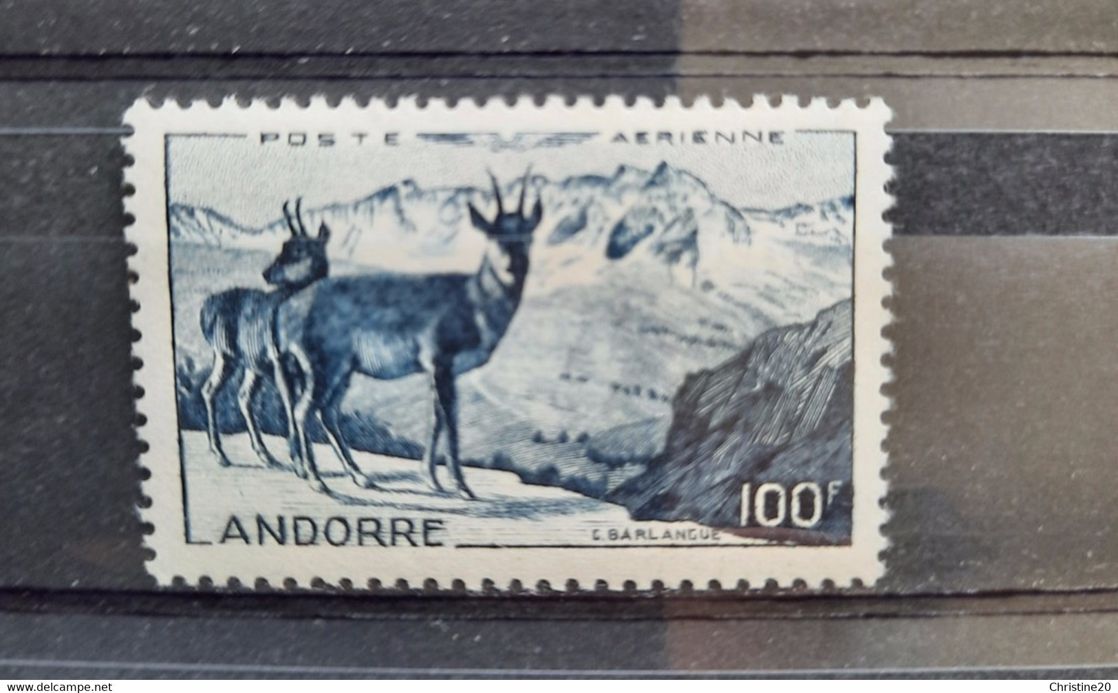 Andorre/Andorra  Poste-PA N°1 ** TB - Airmail