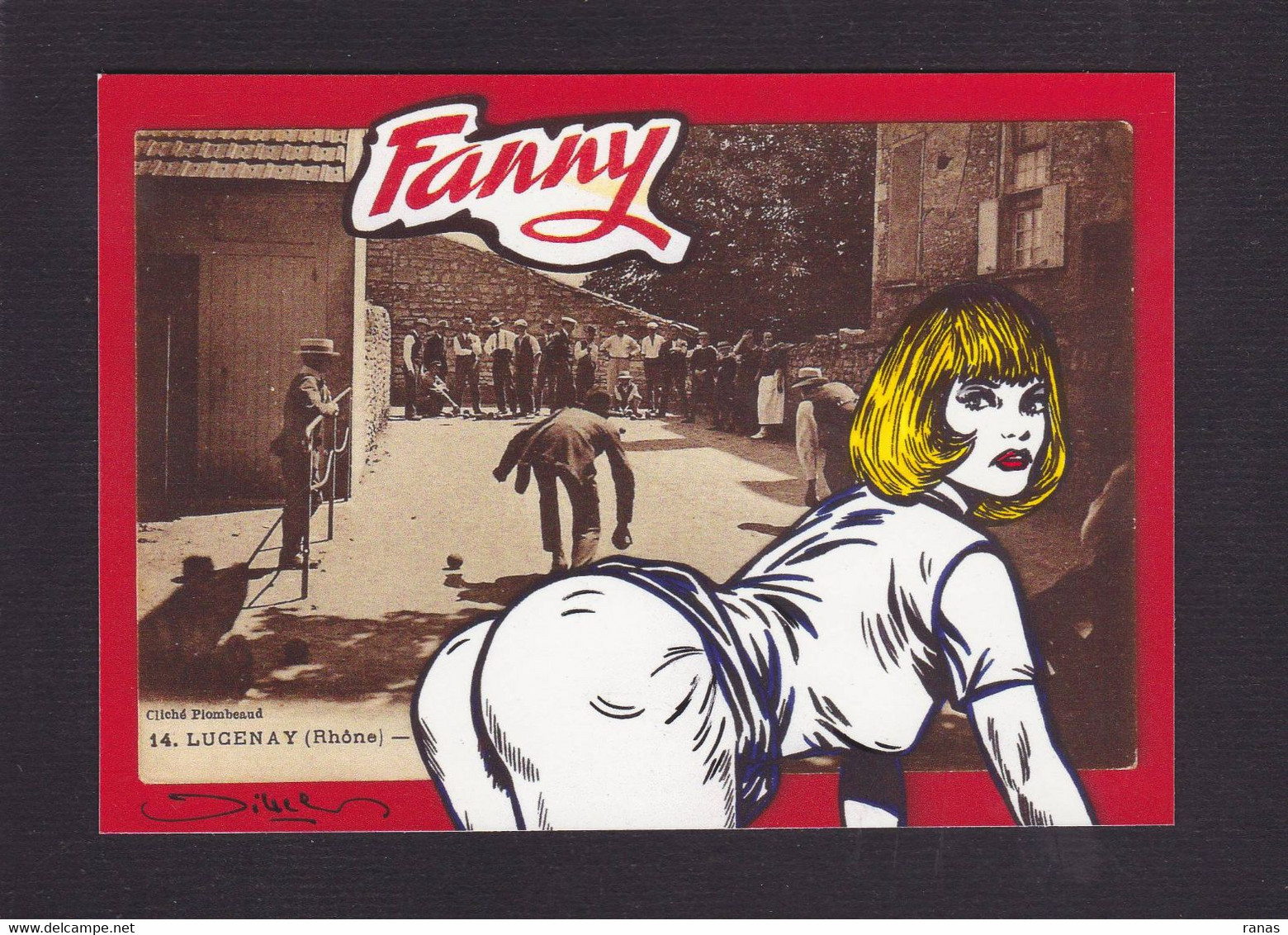 CPM FANNY Jeu De Boules Pétanque Pin Up Tirage Limité 30 Ex Numérotés Et Signés JIHEL - Pin-Ups