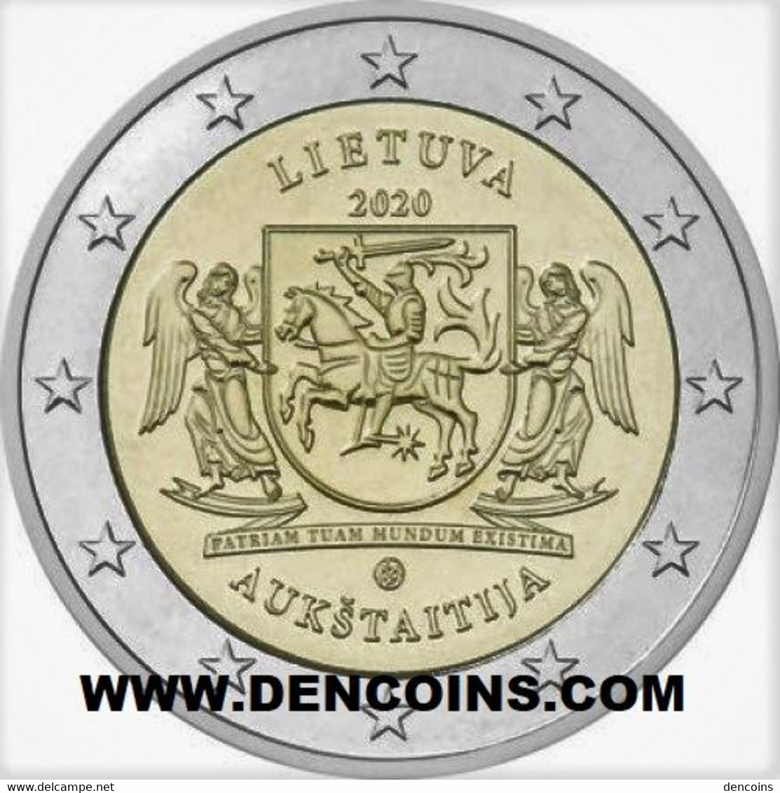 2 Euro LITUANIA 2020 AUKŠTAITIJA - LITHUANIA - NUEVA - SIN CIRCULAR - NEUF - NEW 2€ - Lituanie