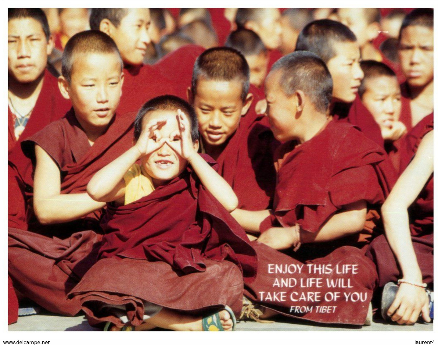 (Y 2) Tibetan Young Boy (monk ?) - Buddismo