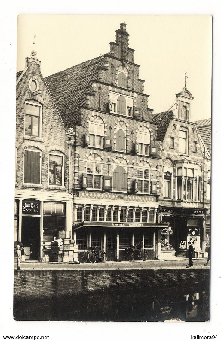 PAYS-BAS  /  Echoppes Le Long Du Canal ( Chocolatier Et Brasserie ) /  CARTE-PHOTO  :  P. DELAMARRE - Alkmaar