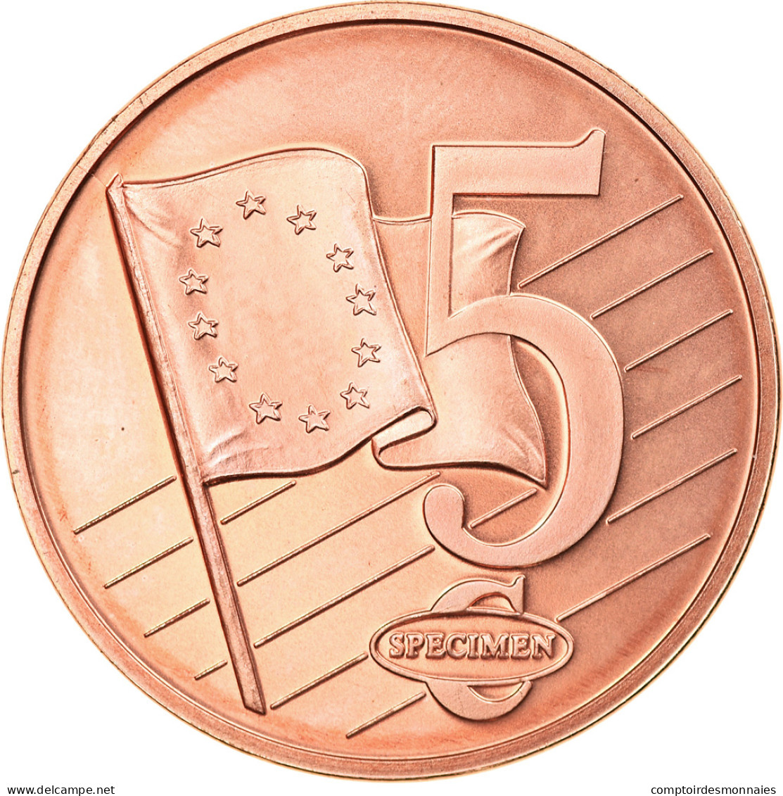 Vatican, 5 Euro Cent, 2011, Unofficial Private Coin, SPL, Copper Plated Steel - Essais Privés / Non-officiels