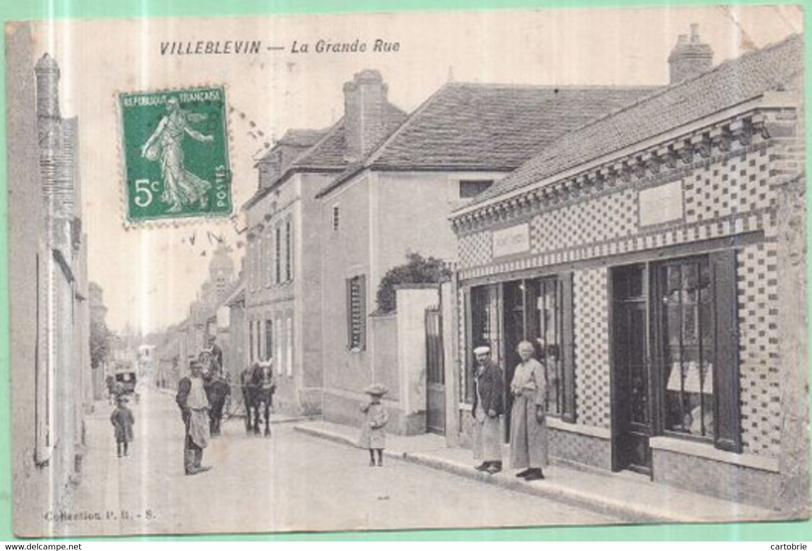 Dépt 89 - VILLEBLEVIN - La Grande Rue - Villeblevin