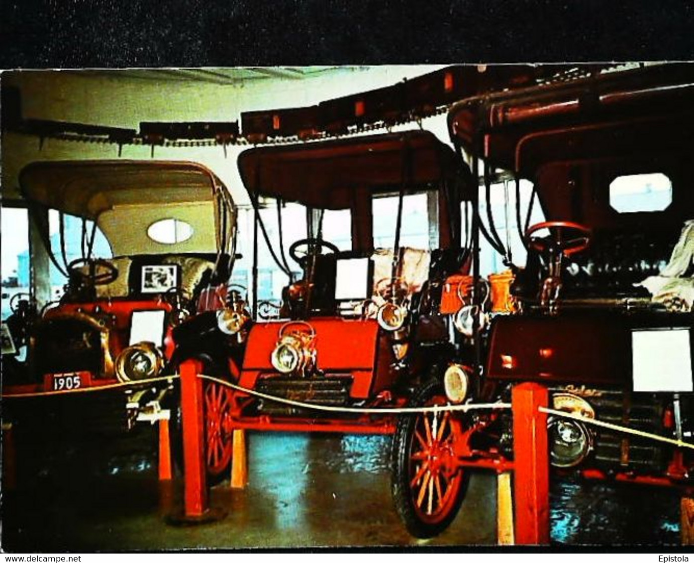 ► Automobile Vintage   "Two Oldest 1903 Cadillac / Designer Henry Ford" - West Of LINCOLN Nebr. ( Litho USA) - American Roadside