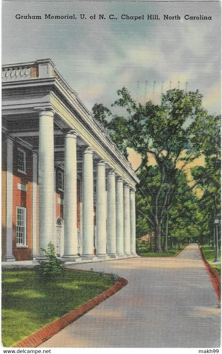 Chapel Hill, North Carolina. Graham Memorial Of UNC At Chapel Hill - Chapel Hill