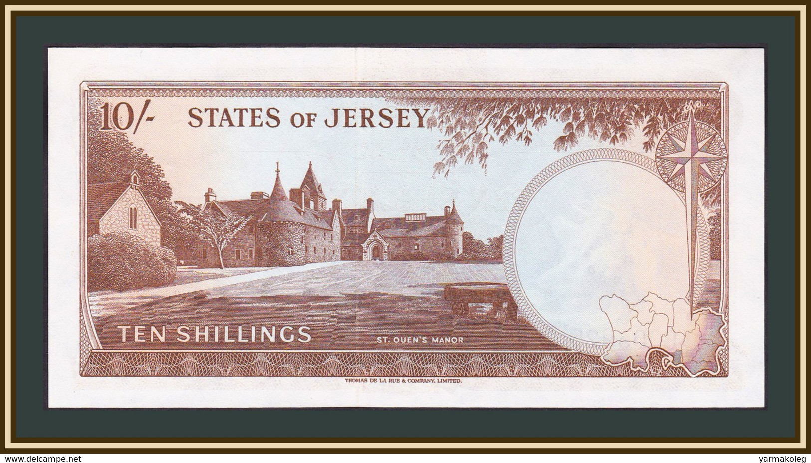 Jersey 10 Shillings 1963 P-7 (7a) UNC - Jersey