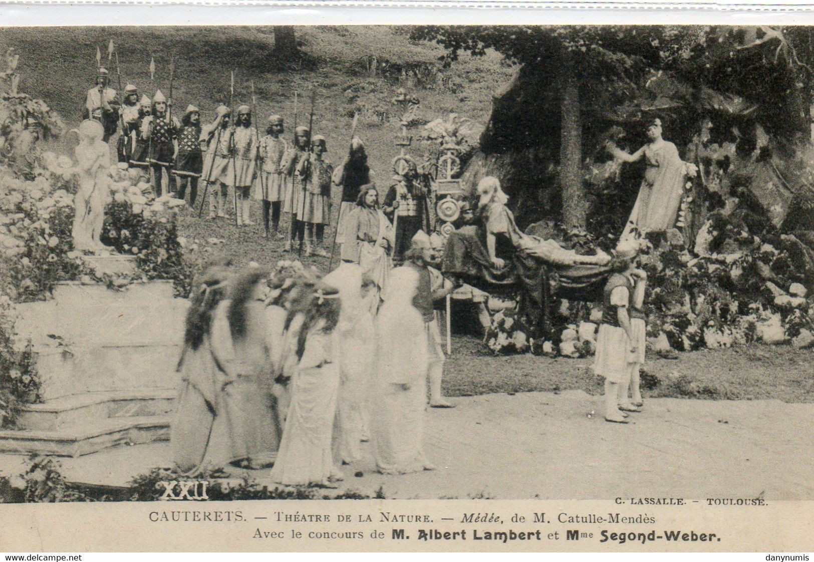 65  CAUTERETS     Théatre De La Nature ....................."..Saison Juillet Aout  1905" - Cauterets