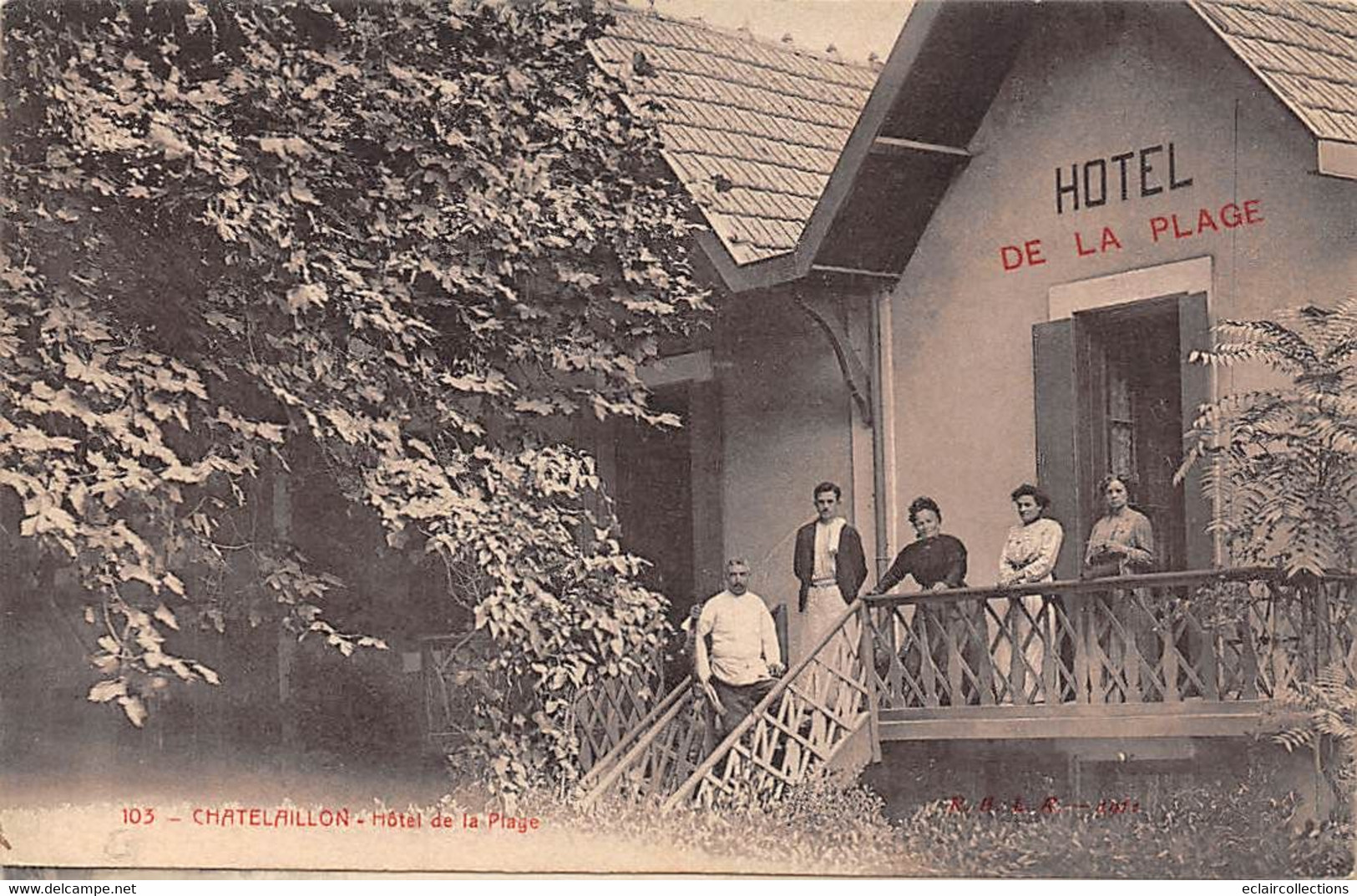 Chatelaillon        17         Hôtel De La Plage      (voir Scan) - Châtelaillon-Plage