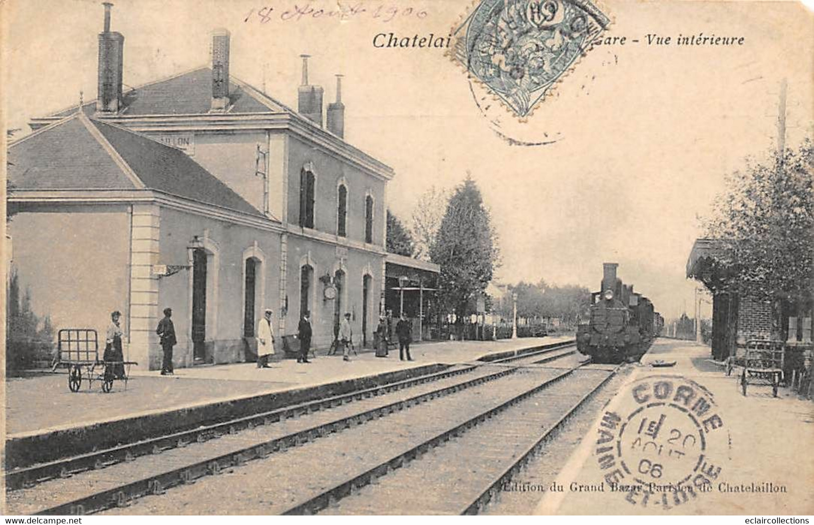 Chatelaillon        17        Intérieur De La Gare    N°2      (voir Scan) - Châtelaillon-Plage