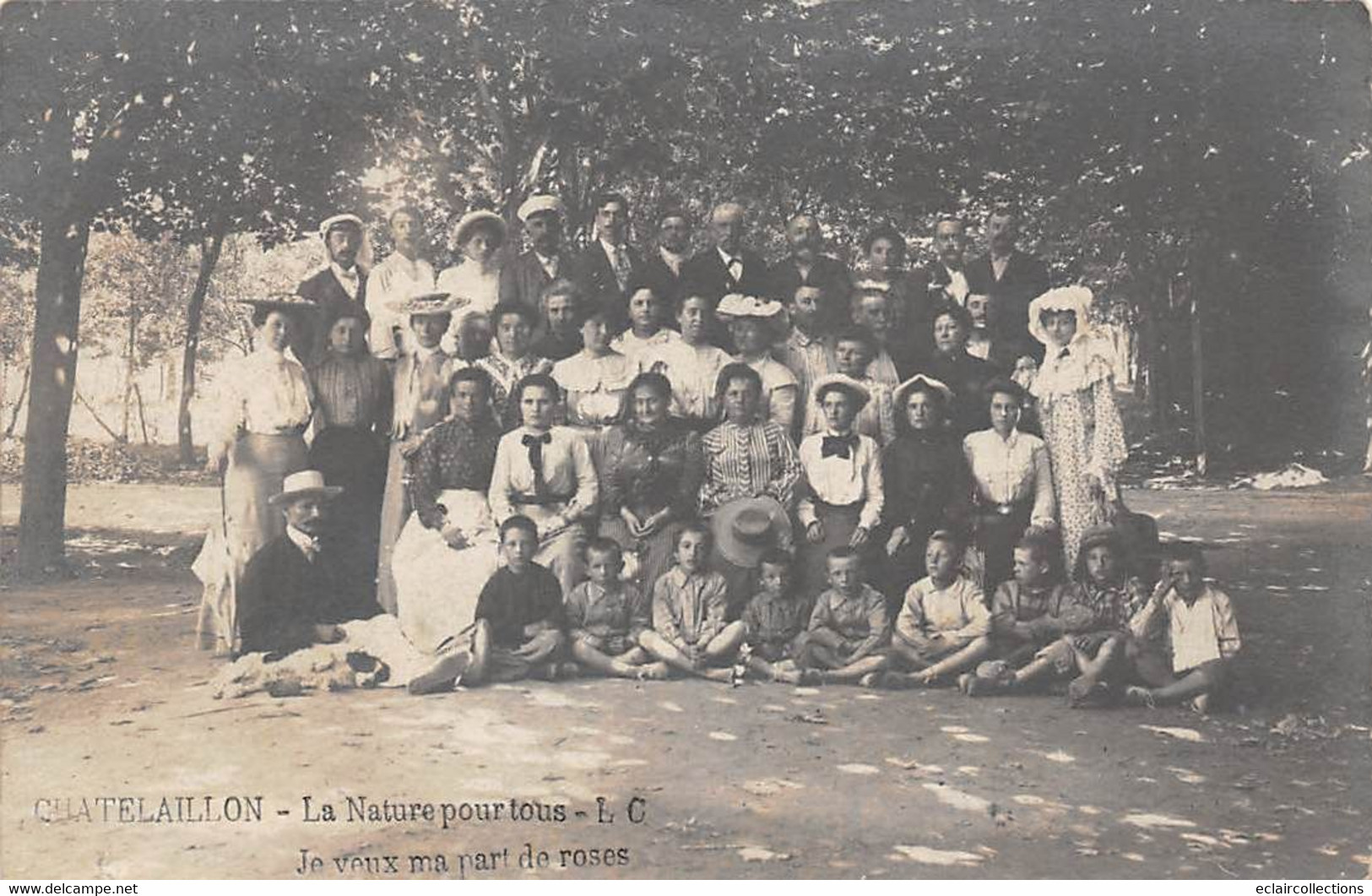 Chatelaillon         17            Groupe De : La Nature Pour Tous     - Carte Photo -  (voir Scan) - Châtelaillon-Plage