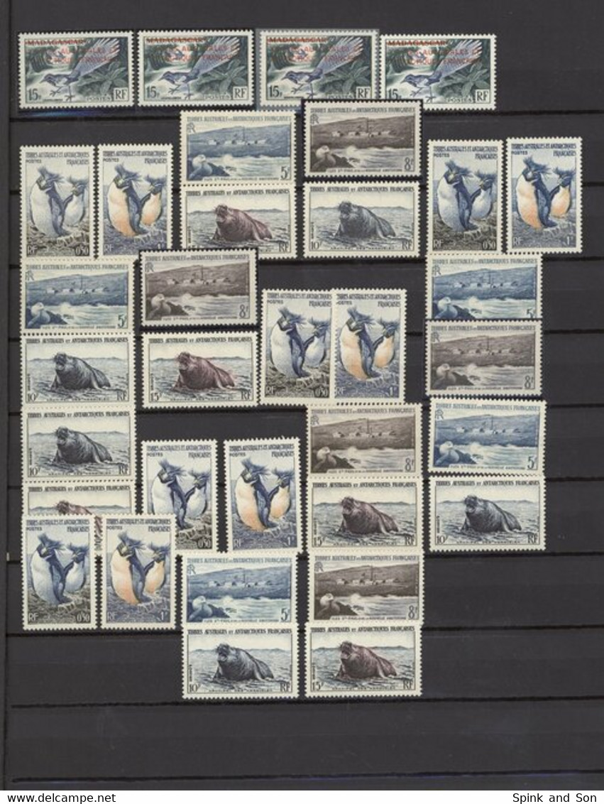 X French Colonies Southern And Antarctic Territories 1955-70 Unmounted Mint Collection In A Stockbook - Zonder Classificatie